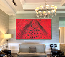 Load image into Gallery viewer, Large scale Redworld abstract artwork installation