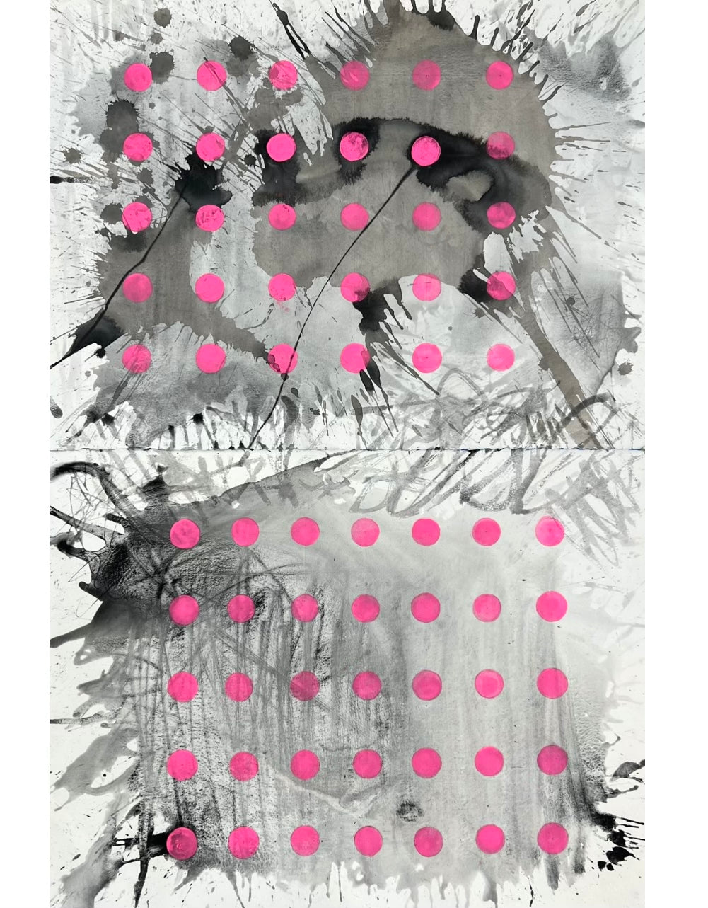 White & Black Graphic (Pink Panther)