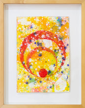 Load image into Gallery viewer, J. Steven Manolis, Concentric 2014.03, Framed, watercolor painting on paper, 10.25 x 7 inches, geometric abstraction, Abstract expressionism art for sale at Manolis Projects Art Gallery, Miami, Fl
