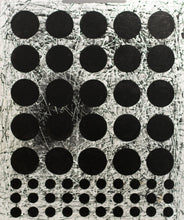 Load image into Gallery viewer, J. Steven Manolis, Black &amp; White (Graphic) 2020, 72 x 60 inches, Acrylic and Latex Enamel on Canvas, geometric abstract art, Abstract Expressionism art for sale at Manolis Projects Art Gallery, Miami, Fl
