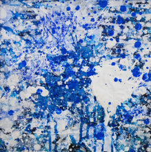 Load image into Gallery viewer, J. Steven Manolis, Splash (10.10.08), 2016, Acrylic painting on canvas, Splash Art, Blue Abstract Art for sale
