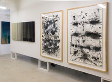 Load image into Gallery viewer, J. Steven Manolis, Black &amp; White 2014.01, Installation image, 2014, 60 x 40 inches, Large Black and White Wall Art for sale at Manolis Projects Art Gallery, Miami, Fl

