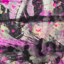 Load image into Gallery viewer, J. Steven Manolis-Flamingo 2014.02, Close up picture, gouache and watercolor painting on paper, 60 x 88 inches (2 panels 60 x 44 inches each), Pink Abstract Art, Tropical Watercolor paintings for sale at Manolis Projects Art Gallery, Miami, Fl

