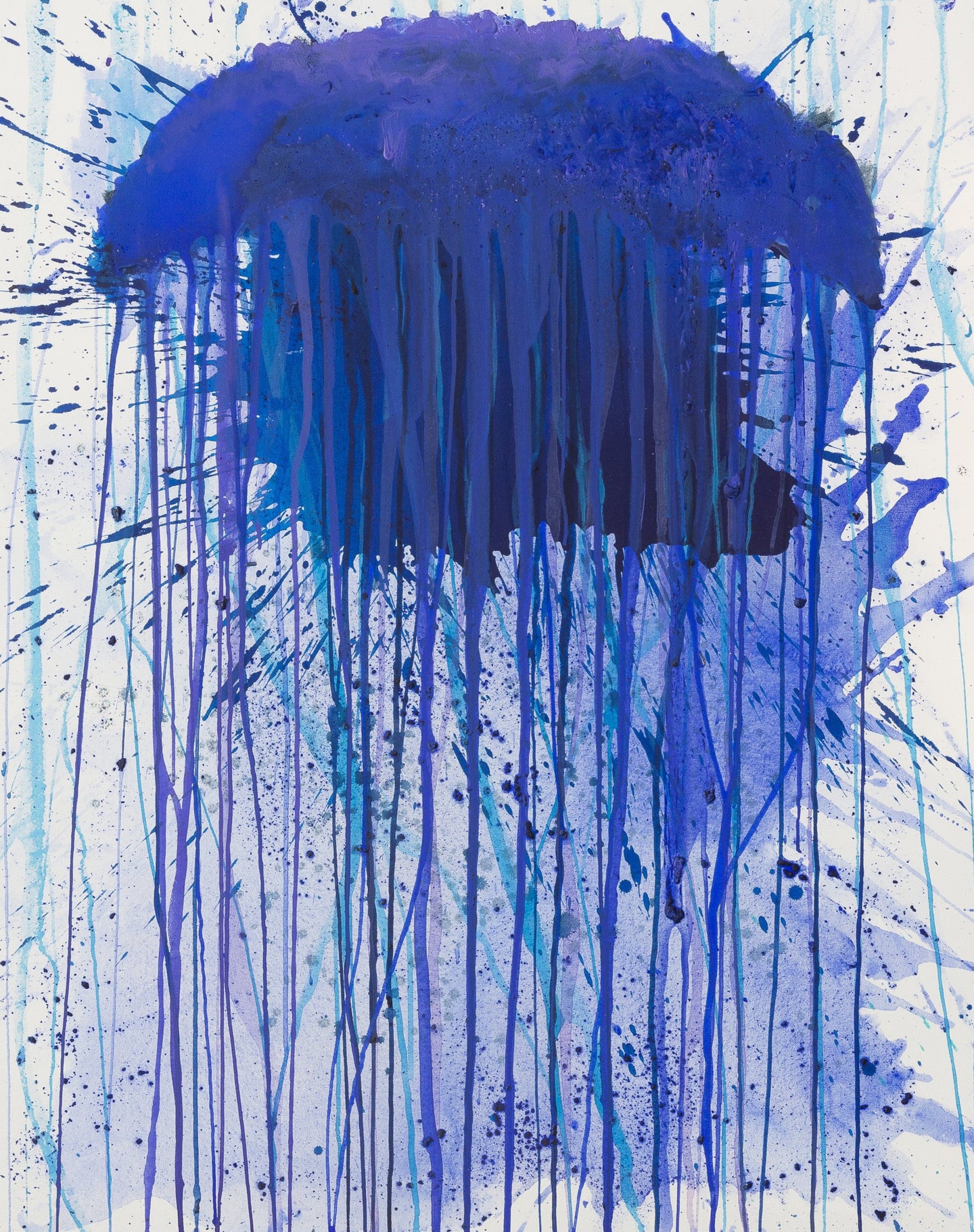 J. Steven Manolis, Jellyfish, 2015.01, Acrylic painting on canvas, 60 x 40 inches, Jellyfish painting, Abstract expressionism art for sale at Manolis Projects Art Gallery, Miami, Fl