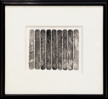 Load image into Gallery viewer, J. Steven Manolis, Molecules (Black &amp; White), 2008, watercolor, 18 x 20 inches, Black and White Abstract painting, Framed Abstract expressionism art 
