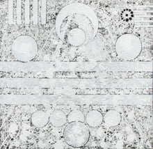 Load image into Gallery viewer, J. Steven Manolis, Black-and-White (Universe) 84.144.02, 2019, Acrylic on canvas, 84 x 144 inches, panel 2 detail image

