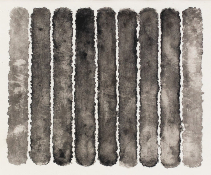 J. Steven Manolis, Molecules (Black & White), 2008, watercolor, 18 x 20 inches, Black and White Abstract painting, Abstract expressionism art for sale at Manolis Projects Art Gallery, Miami, Fl
